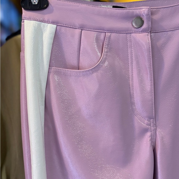 Fashion Nova x Cardi B “I’m First She’s Last” Shimmering Pink Ankle Pants XS - Picture 3 of 9